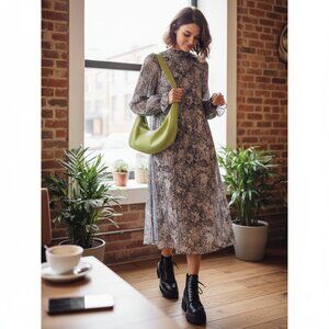 ganni island green dress Ganni | Dresses | Ganni Mesh Wrap Dress Island Green Rose Eu 36